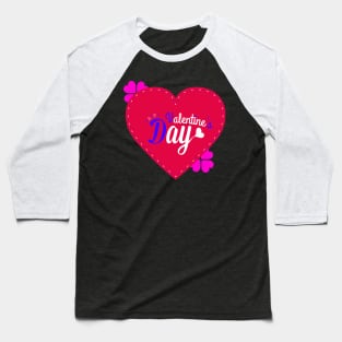 happy valentines day for a couple Baseball T-Shirt